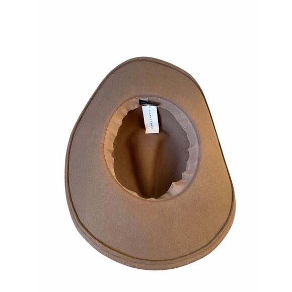 Lane Bryant Fedora Hat Wool Tan One Size main image 8
